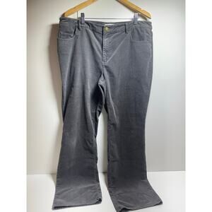 Coldwater Creek Natural Fit Women’s Corduroy Pants Brown Sz 16 Light Academia